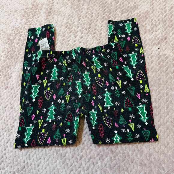 Girl’s Christmas Leggings Size 5 - Picture 3 of 5